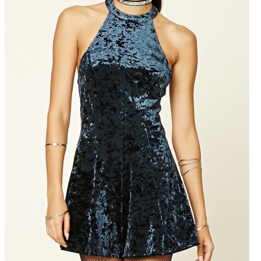 Forever 21 Velvet Romper
